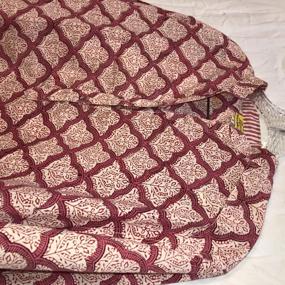 Roberta Roller Rabbit NEW Block Print Dress L - Picture 3 of 3